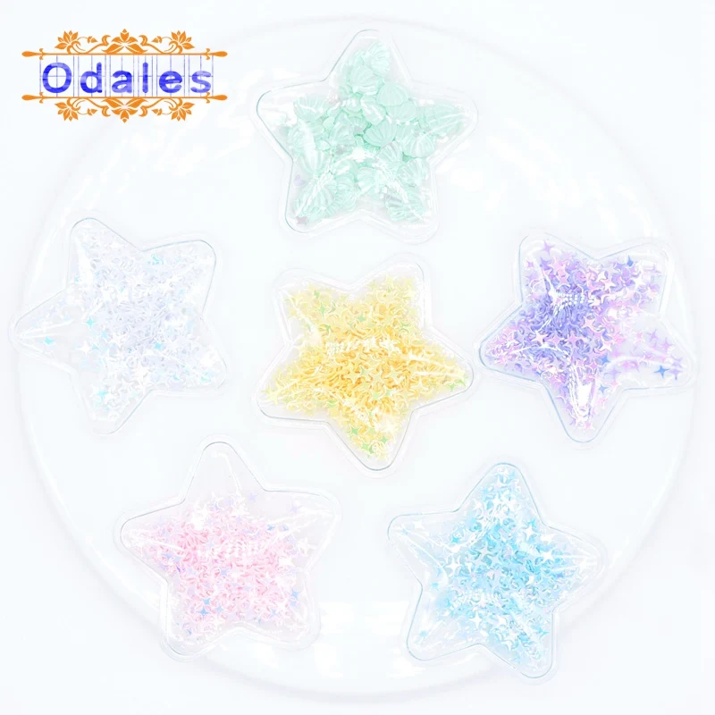 12 шт. шоколадной начинкой крест с блестками аппликацией в виде звезды Струящийся