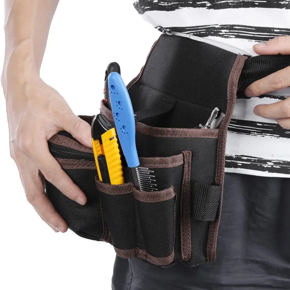 

3 Layers Multi-function Waist Bag Pouch Belt Outdoor Work Hand Tools Hardware Storage Electrician Tool Waist Pocket