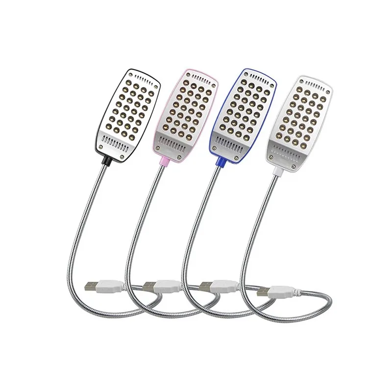 Hot Sale 28LEDs reading lamp LED USB Book light Ultra Bright Flexible 4 Colors for Notebook PC Computer Supplier | Освещение