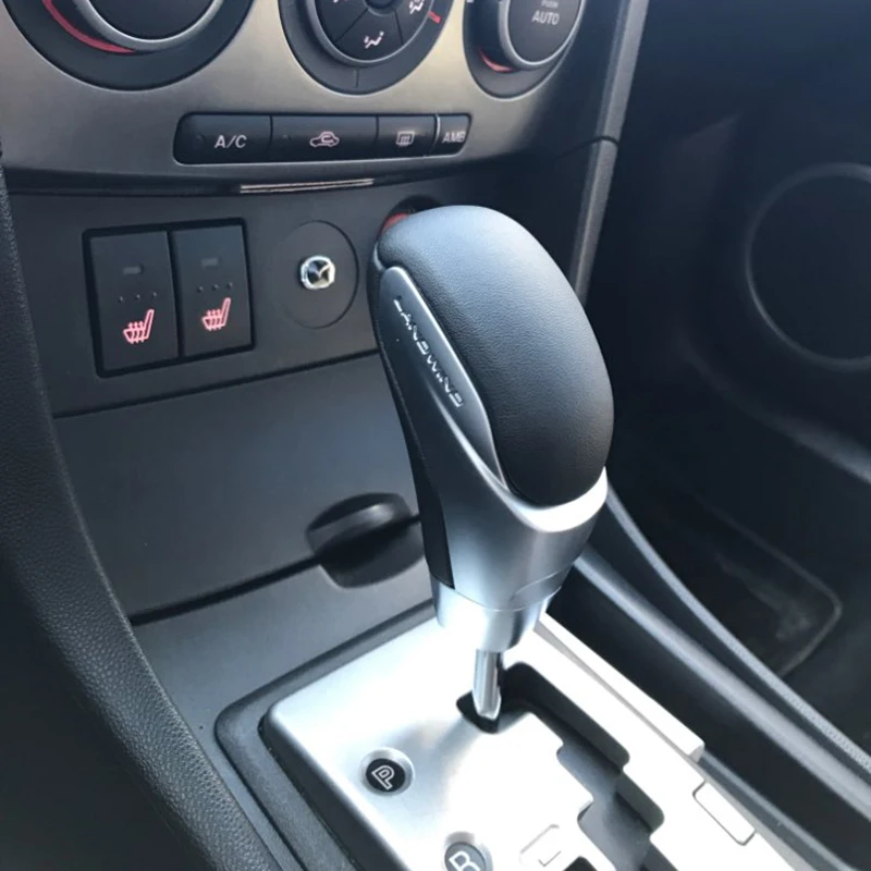Автоматическая ручка переключения передач АКПП КПП для Mazda 3 5 6 8 MX CX 7 CX-9 из натуральной кожи