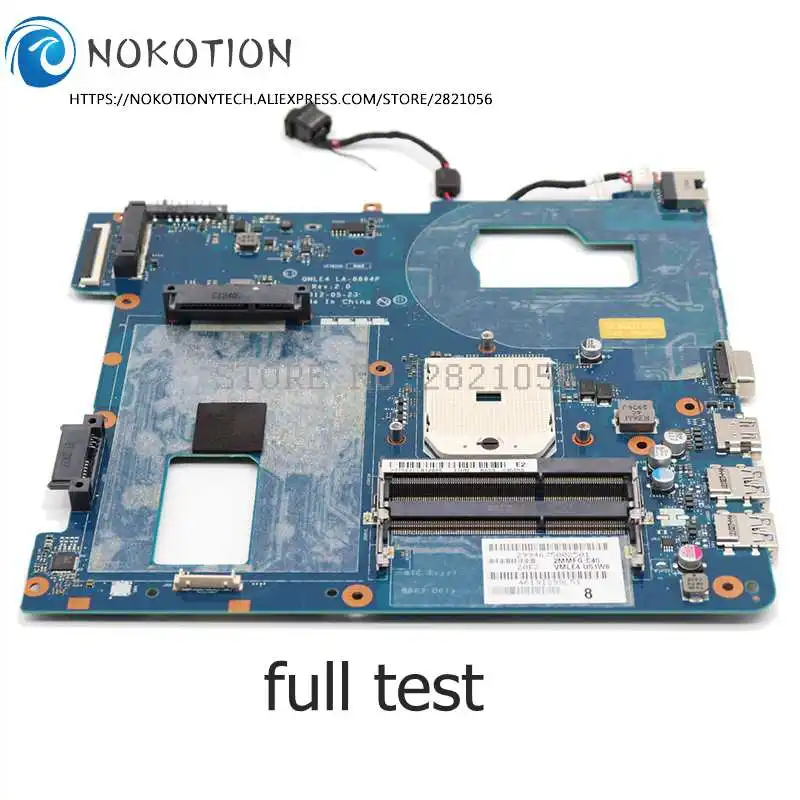 NOKOTION QMLE4 LA-8864P для Samsung NP365 NP365E5C NP355V5C материнская плата ноутбука разъем FS1 DDR3 полный