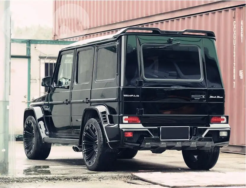 Wald-Стиль Реальные углеродного волокна заднего крыла багажник спойлер для Mercedes-Benz