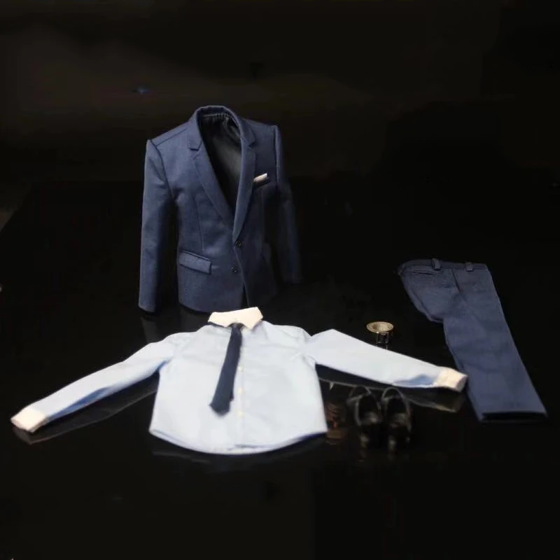 

В наличии HB003 1/6 масштаб Костюм Джентльмена комплект деловой одежды с галстуком мужской костюм для 12-дюймовой мужской фигурки тела