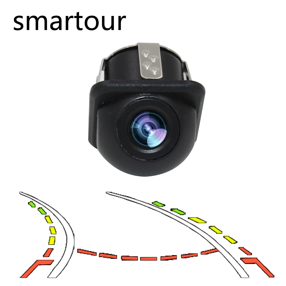 Smartour авто реверсивная парковочная камера интеллектуальная динамическая траектория треков камера заднего вида HD CCD помощь обратного резервного копирования