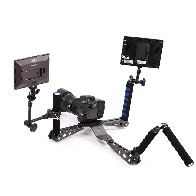 Двойной Ручной Стабилизатор для камеры плечевой держатель подставка аксессуары