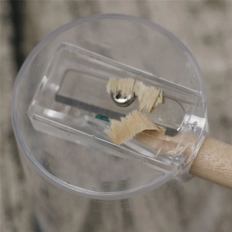 Набор цветных карандашей из натурального дерева 12 шт./компл. с точилкой для