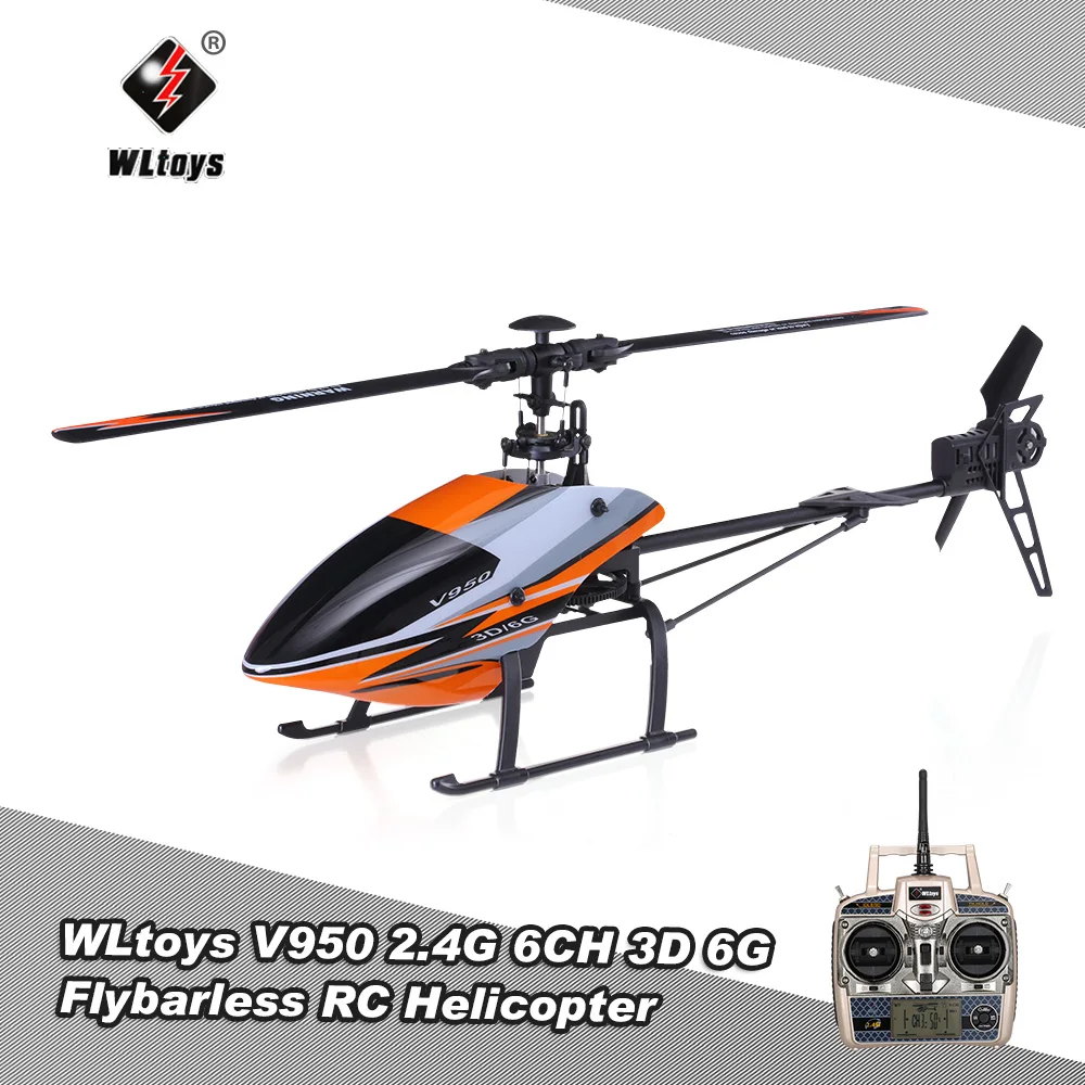 Лидер продаж WLtoys V950 большой вертолет с бесщеточным Мотором 1912 2830KV 2 4G 6CH 3D6G система