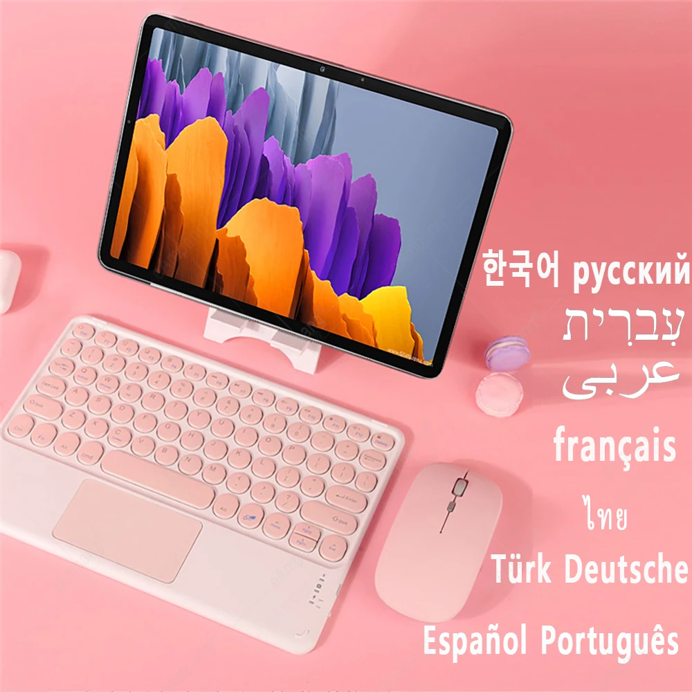 Для Samaung Tab S7 T870 S6 lite P610 S5e S4 A7 T500 A 10 1 (2016) Android испанская Корейская Арабская
