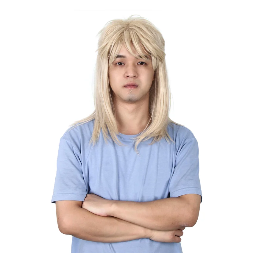 Парик для косплея Takerlama мужской длинный в стиле рок-звезды диско костюмы 80-90-х