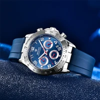 benyar luxury mens wristwatches 40mm business waterproof quartz watches top brand 30m diving chronograph relogio masculino