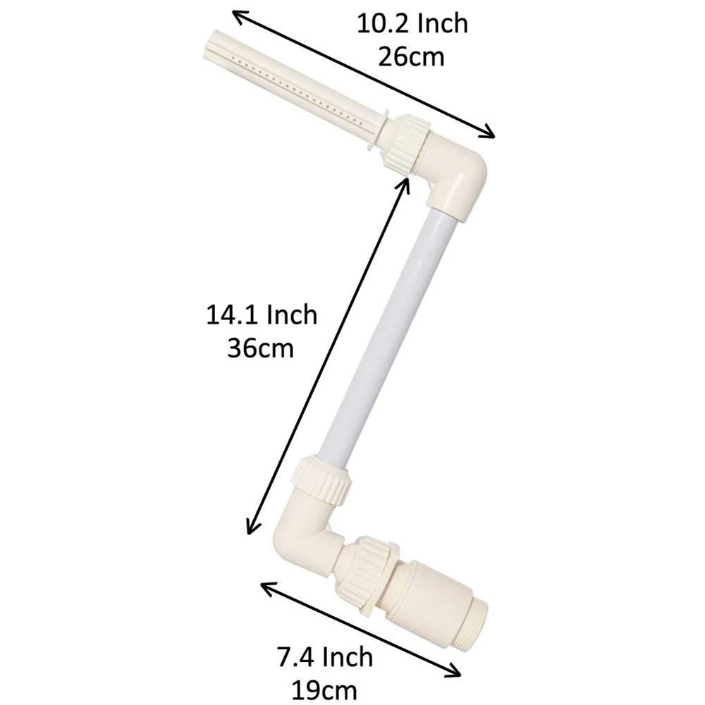 

Pool Fountain Adjustable Durable Swimming Waterfall Fountain Pool Decoration Easily Install PVC Swimming Pool Accessories