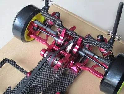 RCMOY набор из сплава и углерода 1:10 RC Drift Car Kit для 3 гонок Sakura D4 AWD 4WD Бесплатная