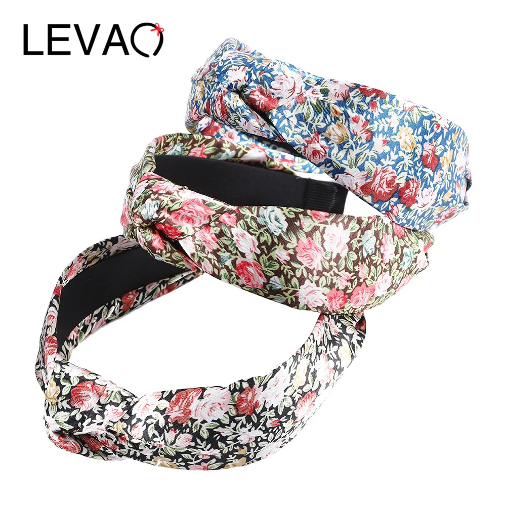 

Обруч для волос Женский мягкий, широкий, с узлом, тюрбан