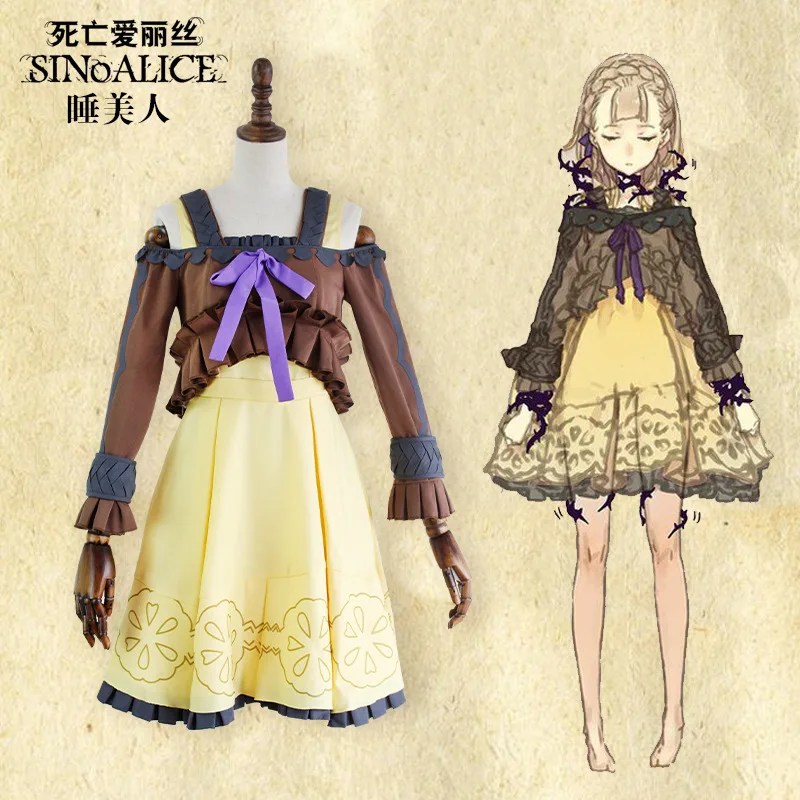 Костюмы на Хэллоуин SINoALICE Спящая красавица Золушка карнавальный костюм японская