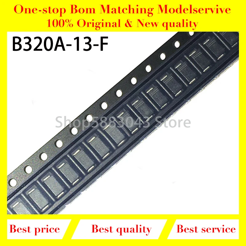 

(50 шт.) новый оригинальный B320A-13-F B320A SMA(DO-214AC) 20V 3A диод Шоттки, изменения фаз газораспределения