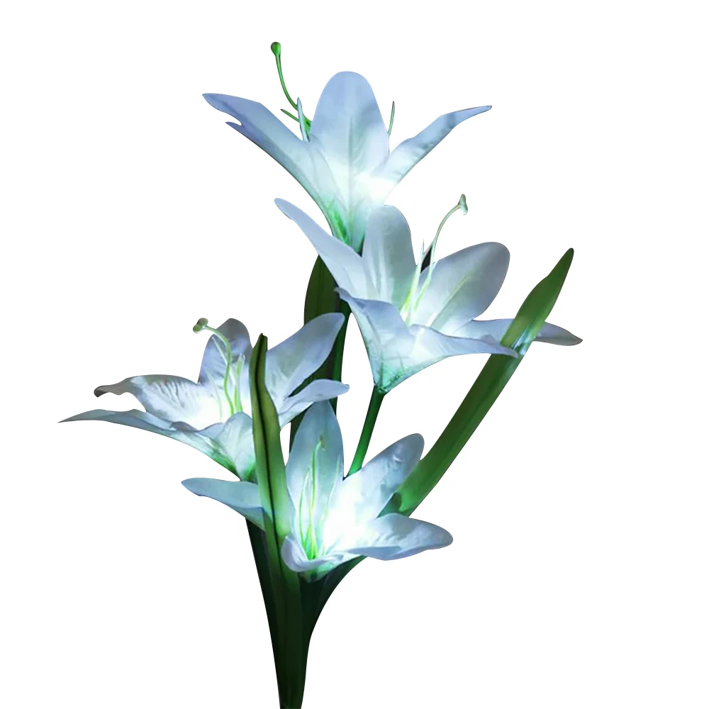 

Garden Lamp Light Lily LED Waterproof Landscape Lamp Solar Beautiful Lawn Light