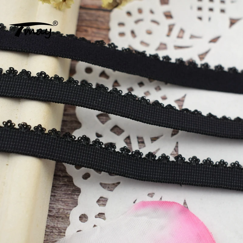 #1720 чистые черные эластичные ленты нижнее белье бюстгальтер штаны эластичная