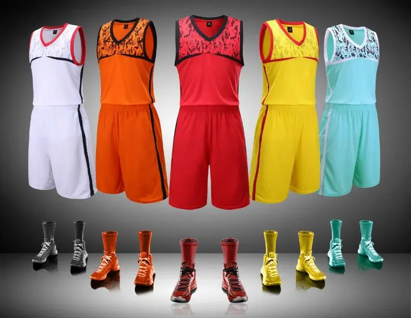Детские баскетбольные комплекты из Джерси для мальчиков униформы детская