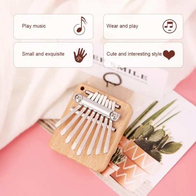 

Пианино для большого пальца Kalimba, 8 клавиш, высокое качество, деревянный корпус Mbira, музыкальные инструменты с обучающей книгой, пианино Kalimba, ...