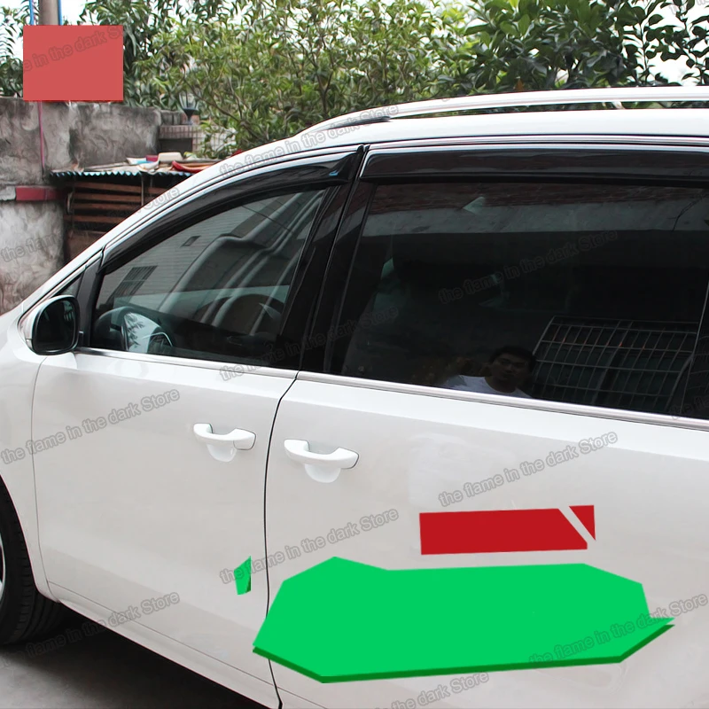 Автомобильный Стайлинг lsrtw2017 защита от дождя на окна автомобиля для volkswagen vw sharan