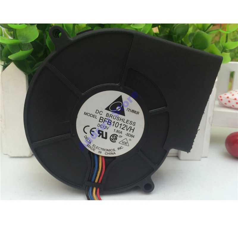 

BFB1012VH DC12V 1.8A 21,6 W 9733 4-проводной центробежный вентилятор PMM turbo 5300 об/мин 46CFM воздуходувка