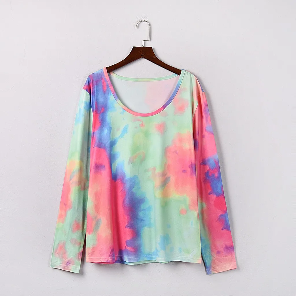 Повседневная Блузка с длинными рукавами и v-образным вырезом завязками Уличная