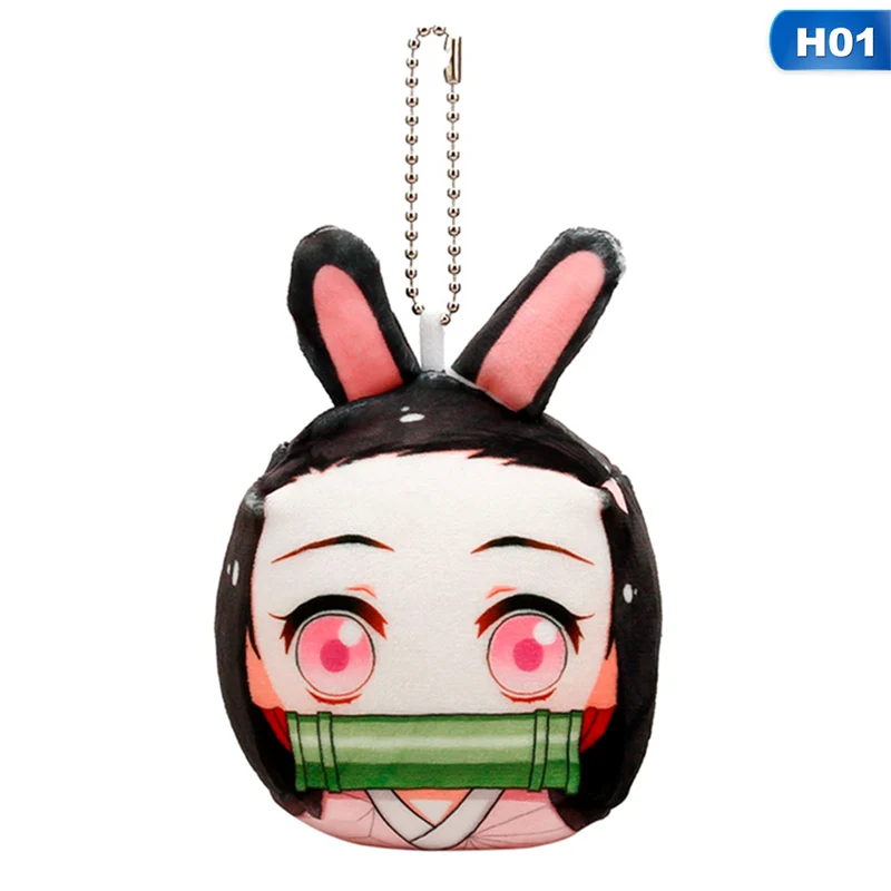 Аниме Demon Slayer: Kimetsu no Yaiba Kamado Nezuko Косплей акриловый брелок Шарм телефон кулон брелок Рождественский подарок новинка