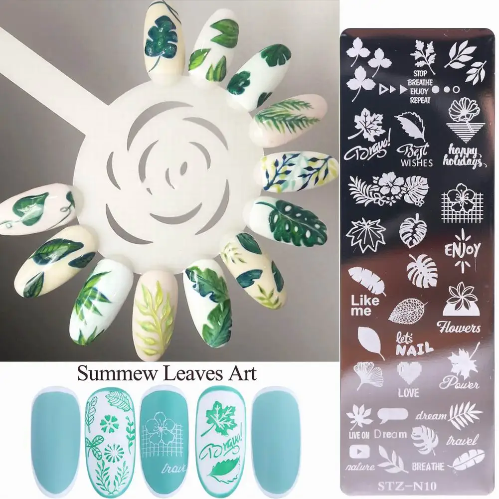 

1pc Nail Stamping Printing Plate Flower Geometry Animals DIY Nail Designs Manicure Nail Art Decor Image Stamps Plate