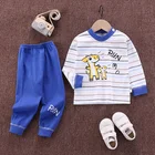 Детская Хлопковая одежда для сна От 6 месяцев до 7 лет, одежда для маленьких девочек с героями мультфильмов, пижамные комплекты, детские зимние осенние пижамы, домашняя одежда для мальчиков, ночное белье