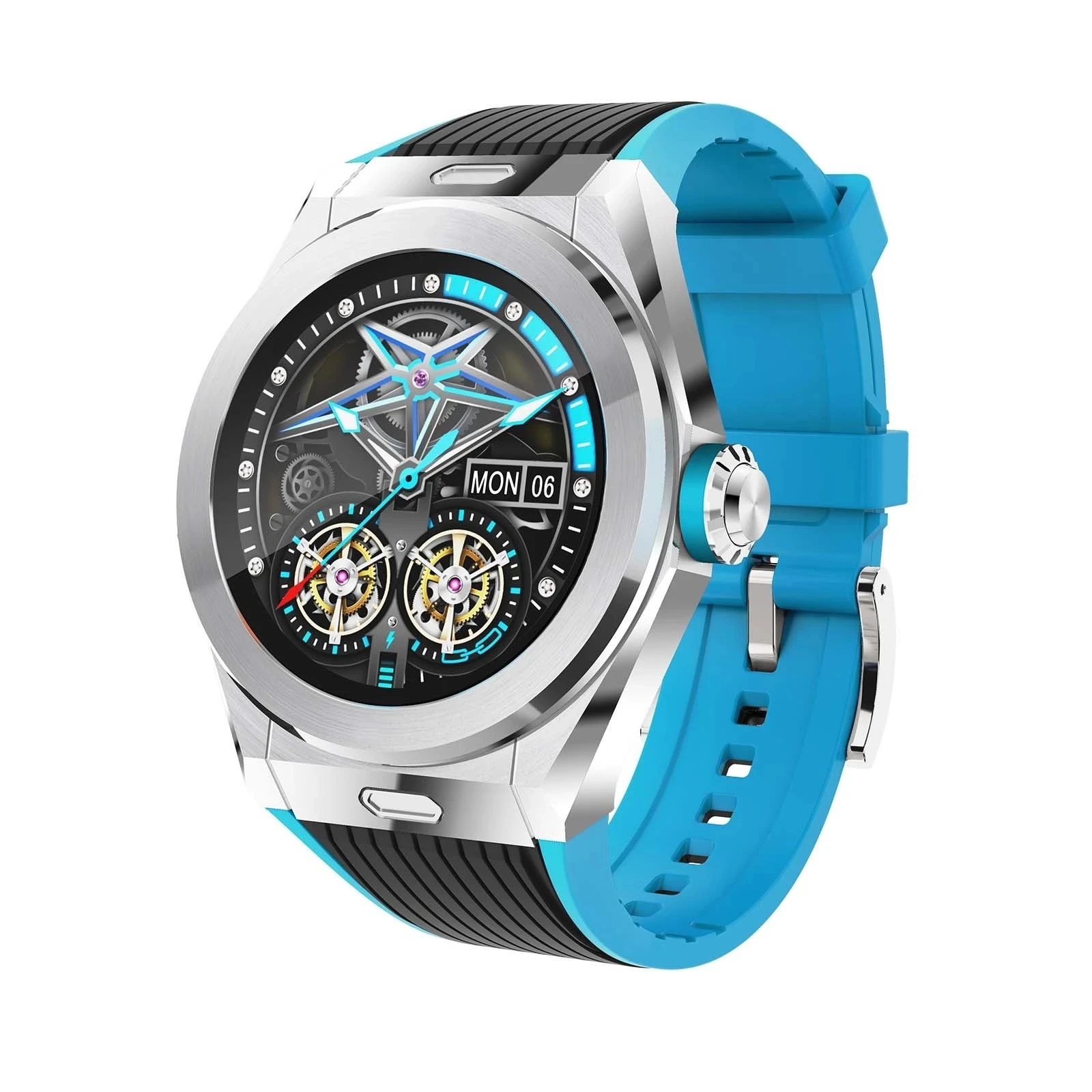 

GEJIAN 2021 New Smart Watch MV58 Men's Bluetooth Call Luxury Smart Watch Men Heart Rate Blood Pressure Sports SmartWatch Men