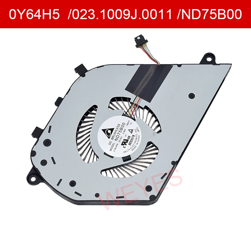 

0Y64H5 CN-0Y64H5 DC05V 0.5A FAN FOR DELL Inspiron15-7000 15 7570 023.1009J.0011 ND75B00 -16M17 New