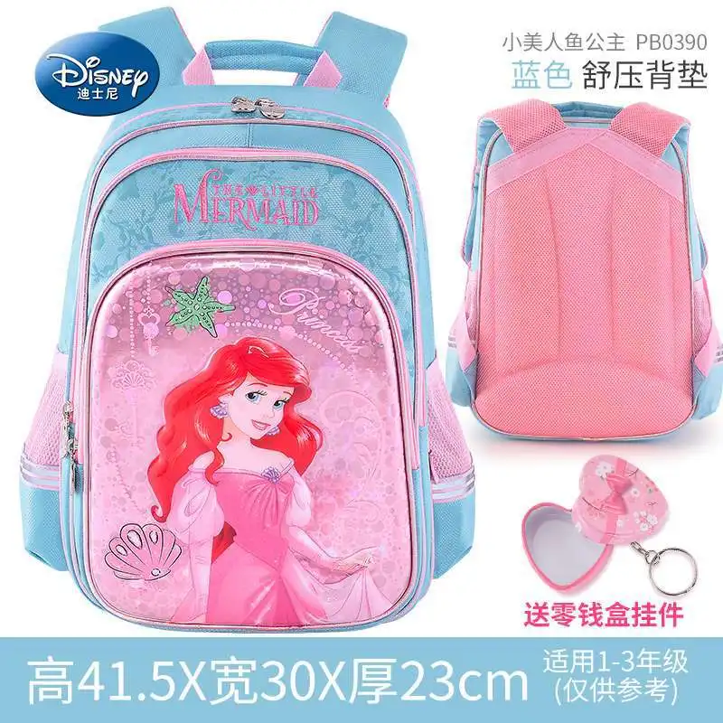 

Authentic Disney Girl Schoolbag Elementary School Student Snow White Reduces The Burden on Girls 6-12 Years Old Backpack