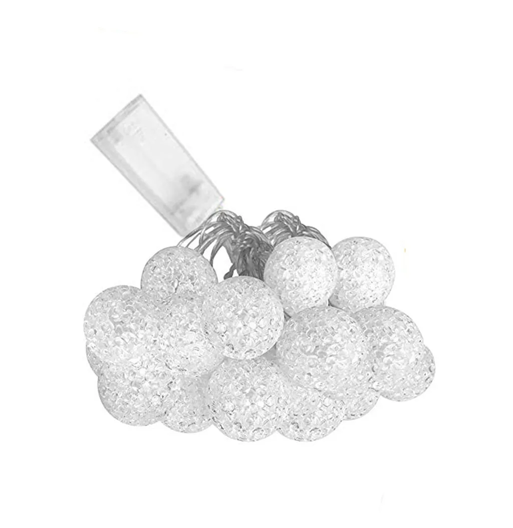 LED String Lights Ball 3 Meters 20 Waterproof Crystal Christmas Decorations For Home Bedroom Outdoor | Лампы и освещение