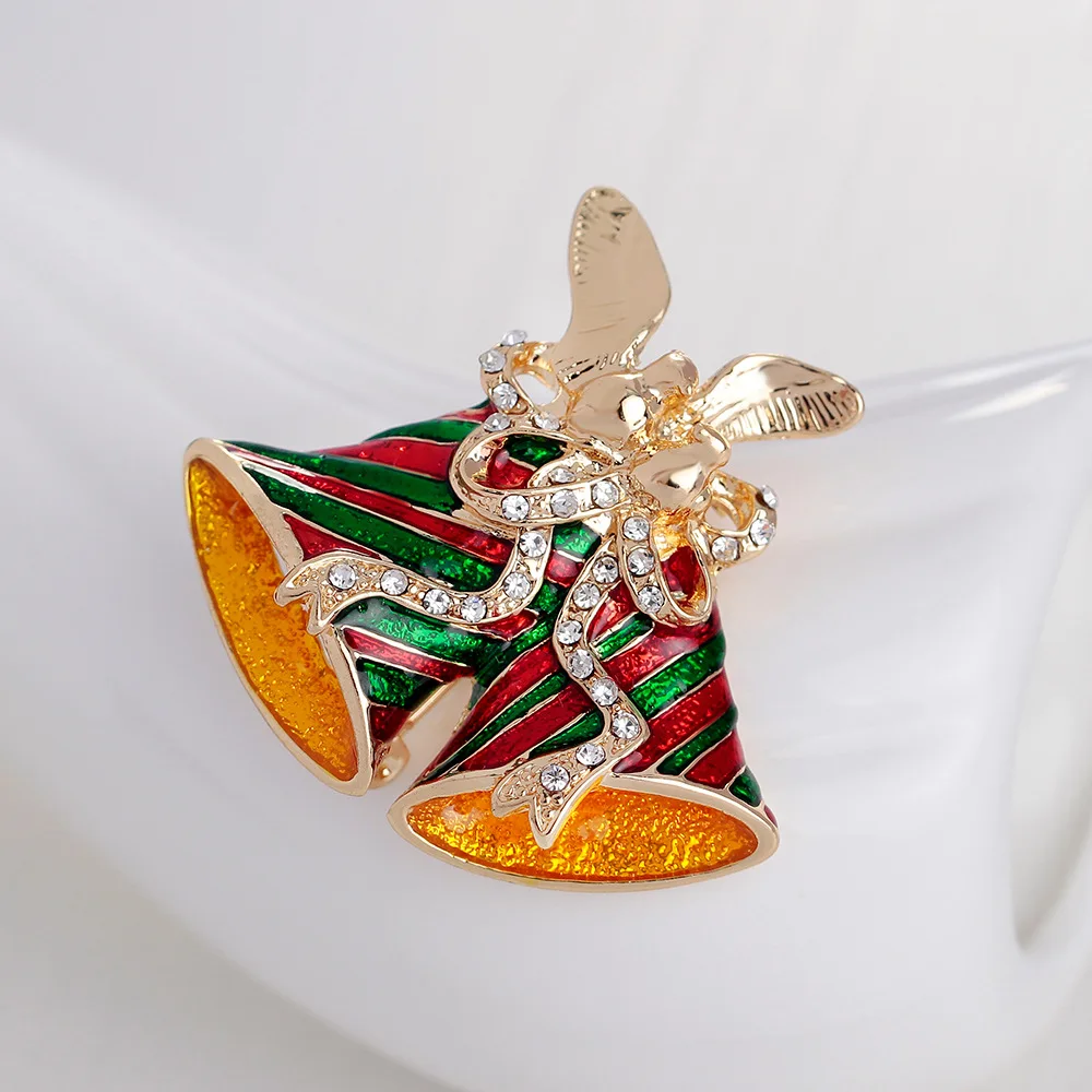 Большая брошь Винтажная со стразами булавка для шарфа эмалированная ювелирные