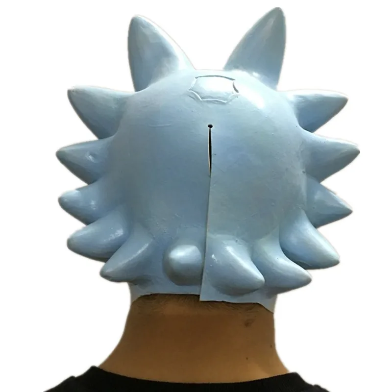 Аниме Рик костюмная маска косплей милые шлем Морти латекс смешное полное лицо