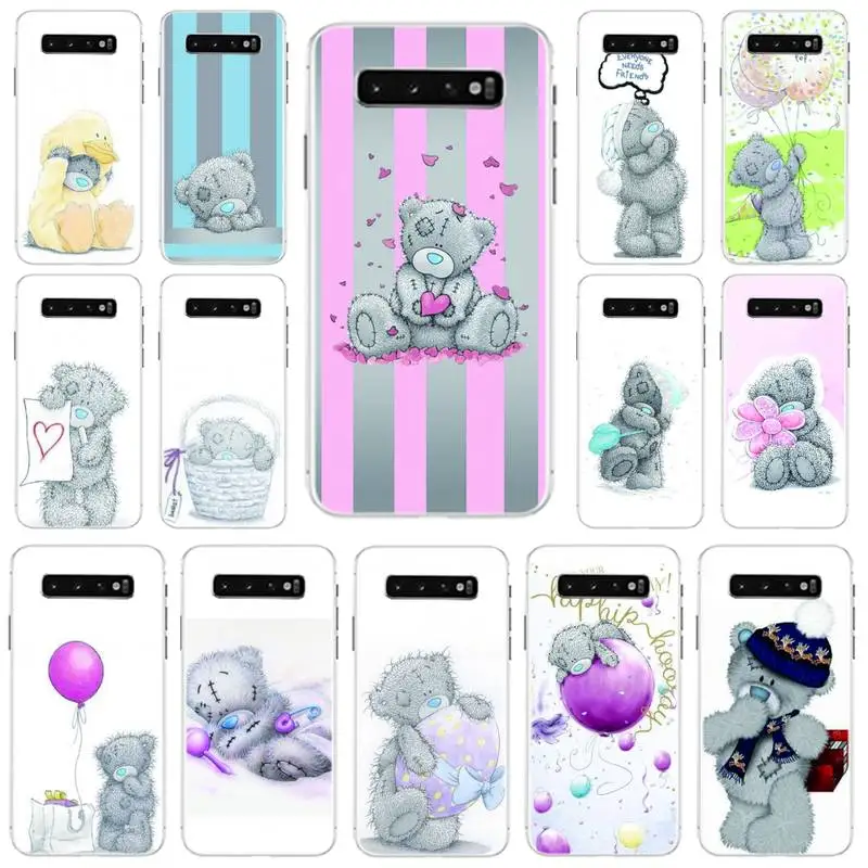 Чехол для телефона Teddy Me To You Bear Samsung S10 S10lite 2019 S9 S9plus S8 S7 S6 S6edge S5 S4 прозрачные чехлы |