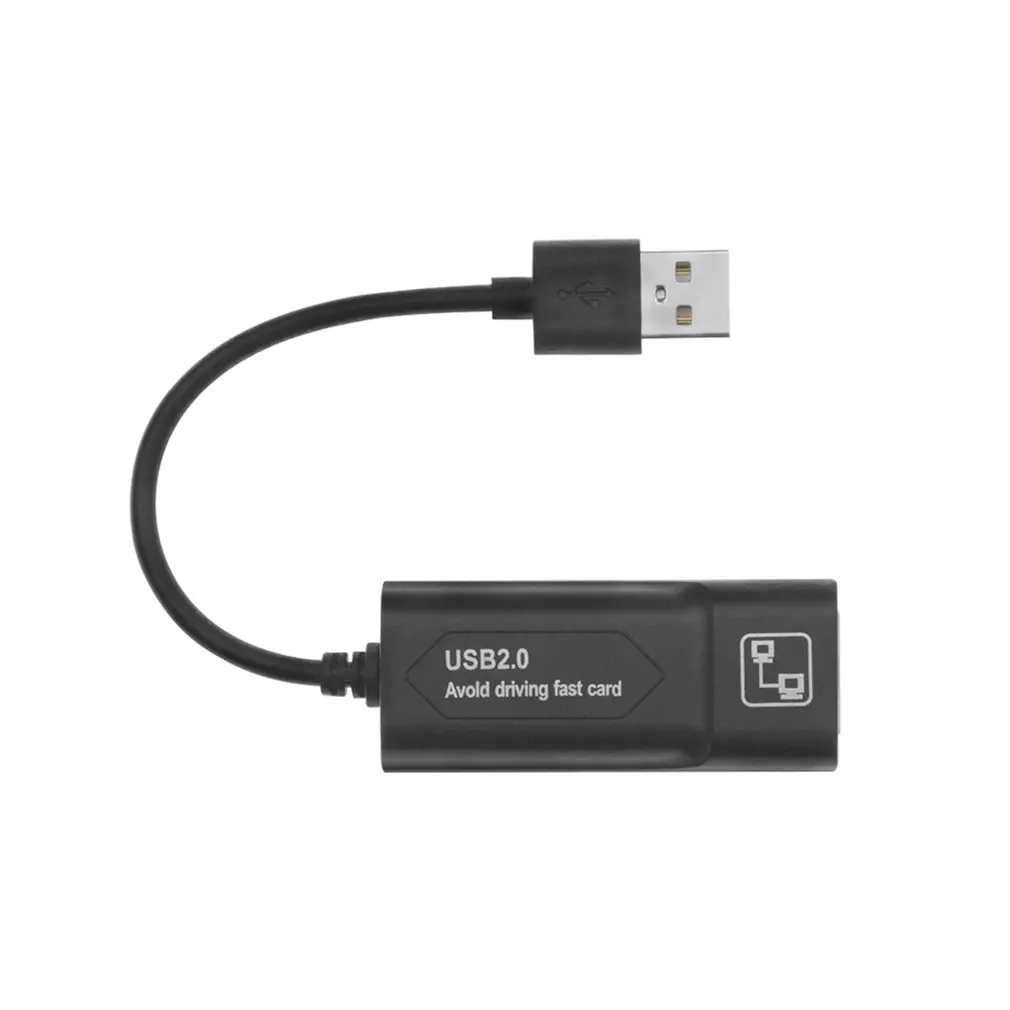 USB Ethernet Adapter USB 2.0 Network Card to RJ45 Lan for Win7/Win8/Win10 Laptop Ethernet USB Computer Gaming Accessories images - 6