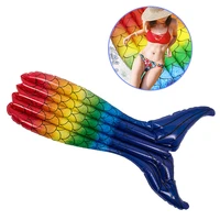 iatable pool float hammock mermaid tail floating row for children adults
