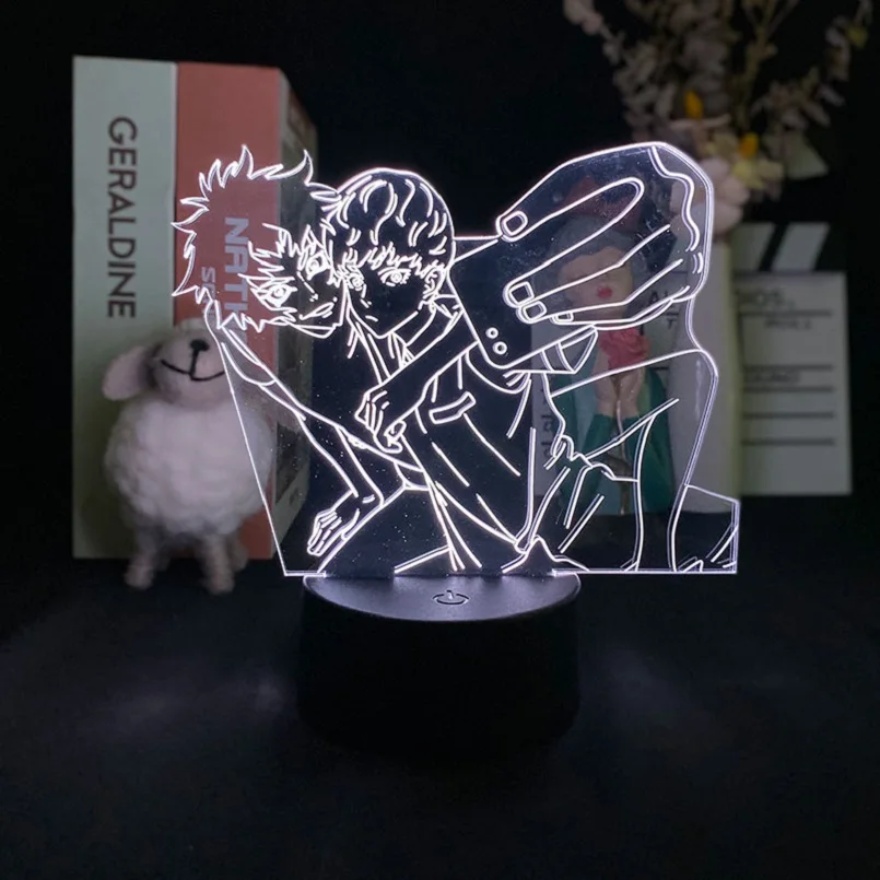

Светодиодный ночсветильник 3D Devilman Crybaby в стиле аниме, лампа Лавовая для создания атмосферы в отеле, с дистанционным управлением, меняет цвет...