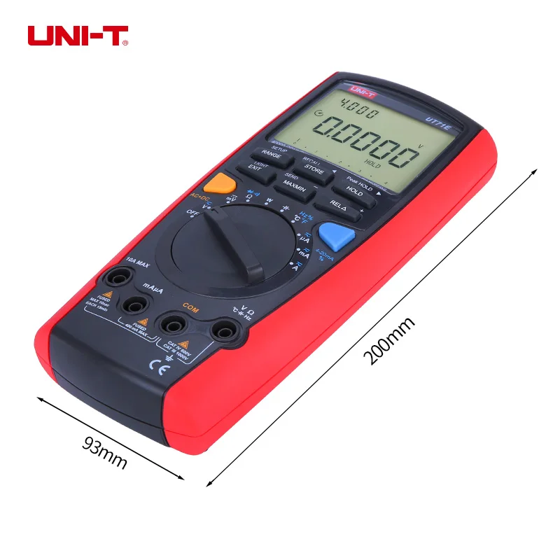 UNI-T UT71A/UT71B/UT71C/UT71D/UT71E Средний размер Интеллектуальные цифровые мультиметры; цифровой мультиметр, USB/Bluetooth связь