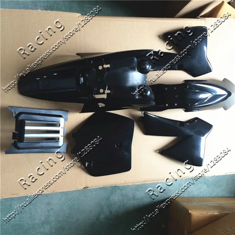 Комплект крыльев для внедорожного велосипеда SX 50 СС оранжевый черный белый