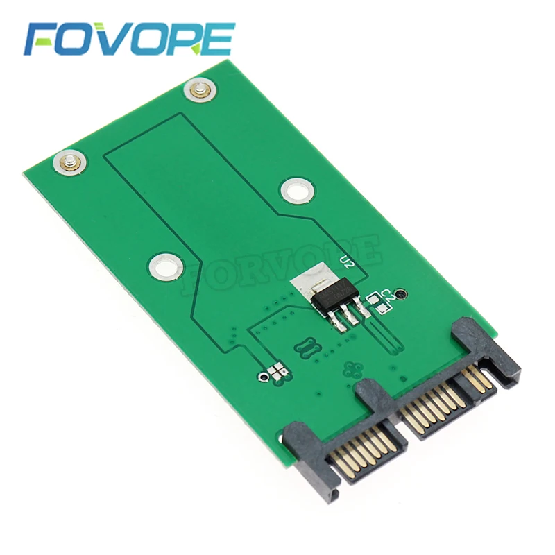 MSATA для 7 + 9 pin Micro SATA 1 8 дюймов адаптер карта miniSATA micro конвертер | Компьютеры и офис