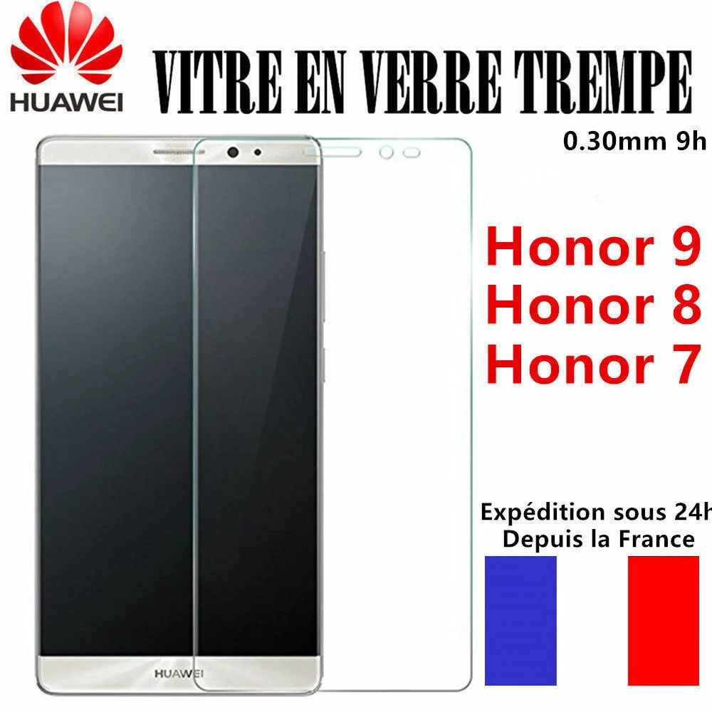 

For Huawei Honor 7/8/9/Lite 9X/A 10/20 vitre protection verre tremp film protecteur
