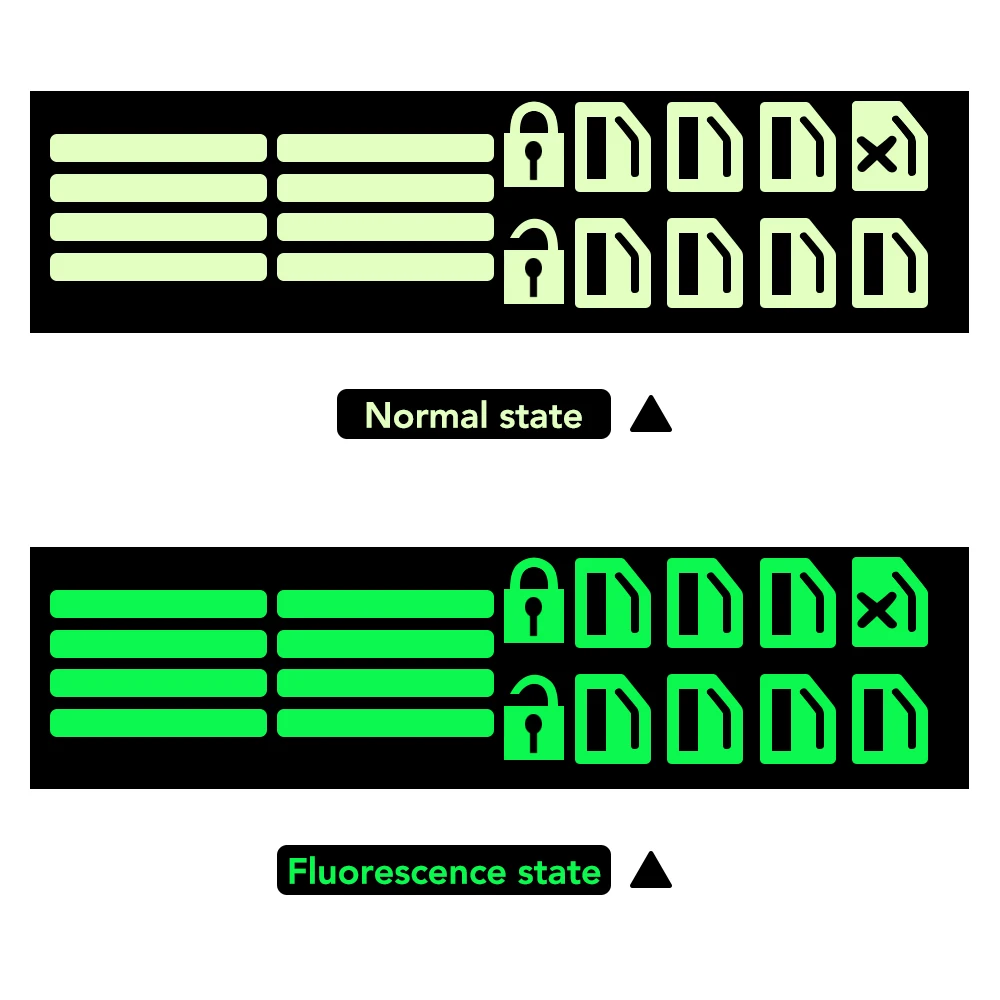 Автомобильный стикер автомобильный переключатель окна светящаяся наклейка для