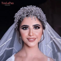 youlapan hp431 wedding crown silver color rhinestone woman headband bride hair accessories birthday party women tiara headdress