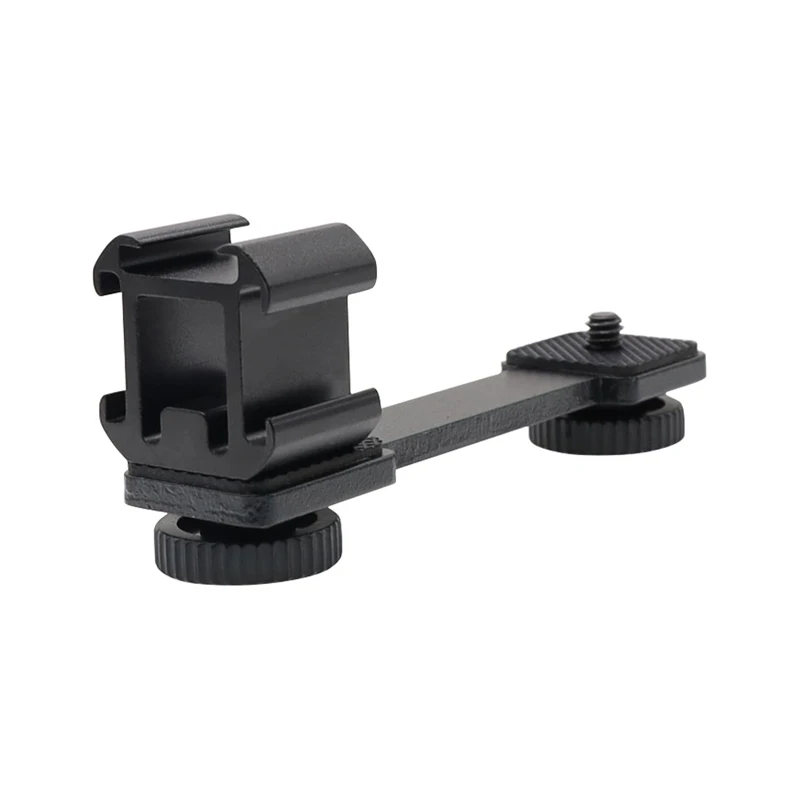 

cold shoe base bracket Fill light/microphone extend bracket for dji OSMO Mobile 2/3/OM 4 /zhiyun smooth Q gimbal camera