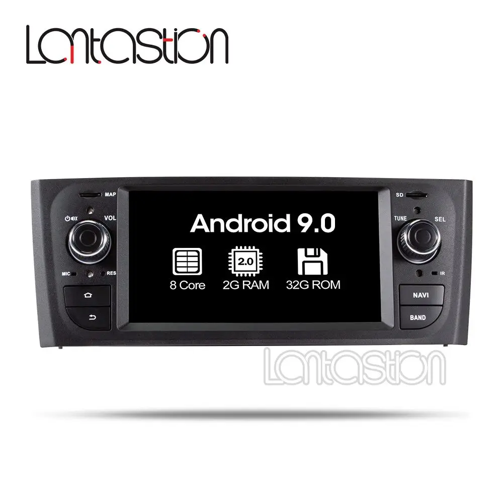 Lantastion 6 1 дюймов Android 9 0 автомобильный dvd для Fiat Grande Punto 2006 2012 Радио Стерео gps