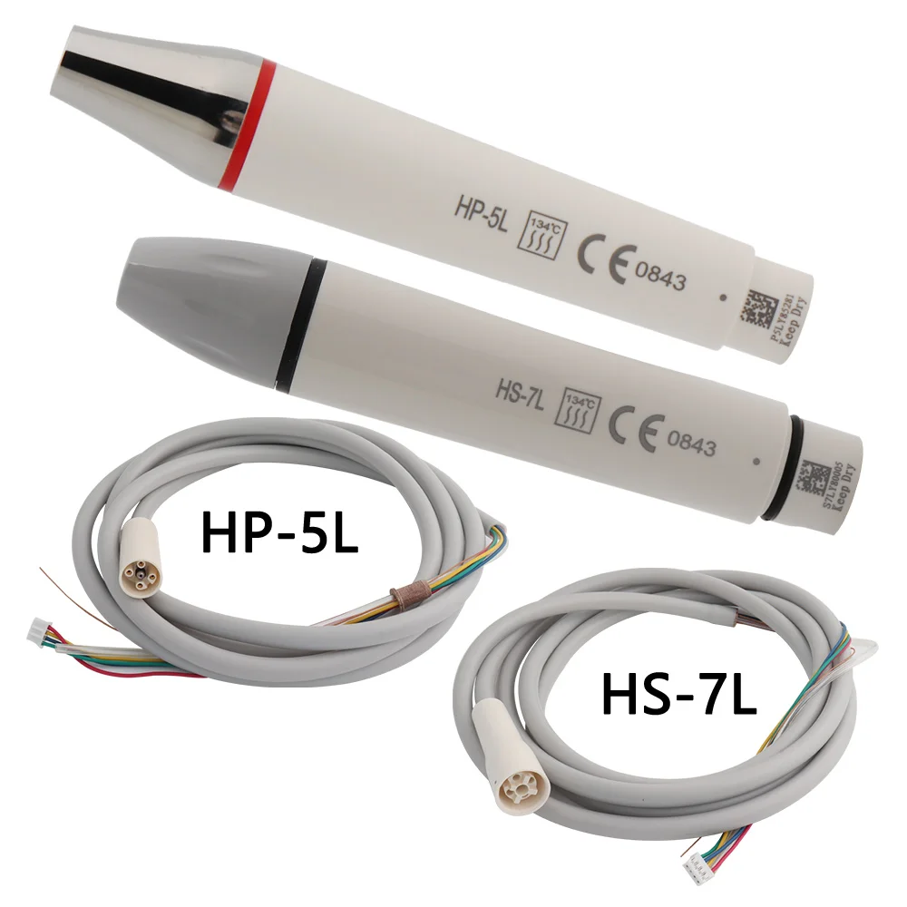 ทันตกรรม Ultrasonic Piezo Scaler Ultrasonic Scaler สำหรับนกหัวขวานที่ถอดออกได้ LED Handpiece EMS HW-5L DTE HD-7L สายเคเบิล