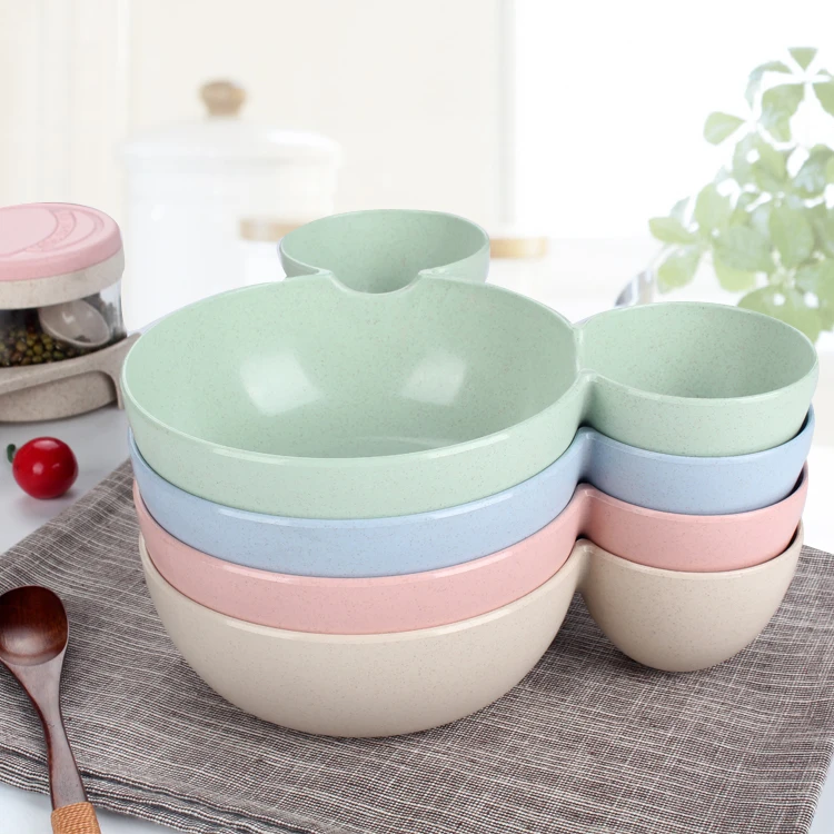 Детская мультяшная миска посуда Ланч бокс детская для кормления риса младенцев