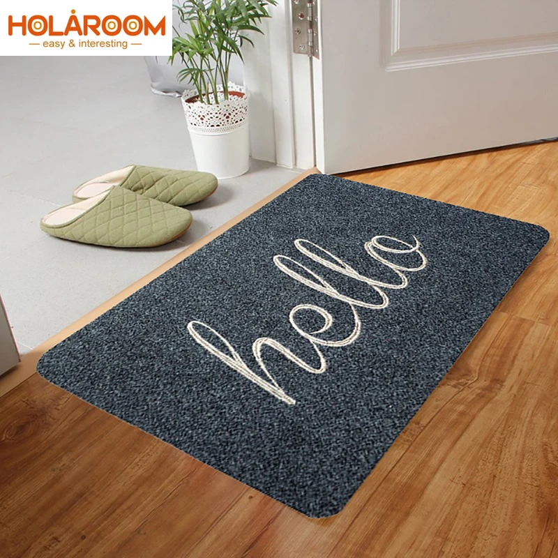 Напольный коврик для входной двери прямоугольный нескользящий ног домашний